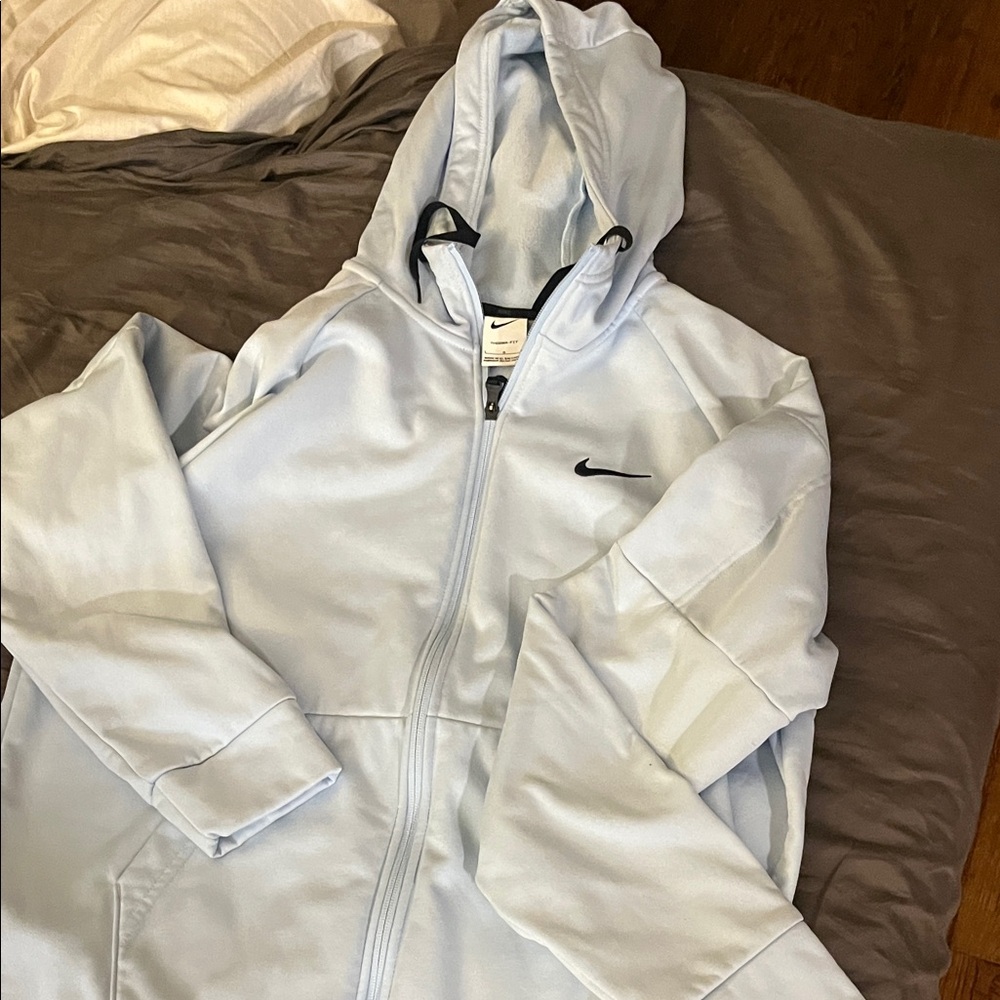 Nike Sky Blue Full-Zip Hoodie